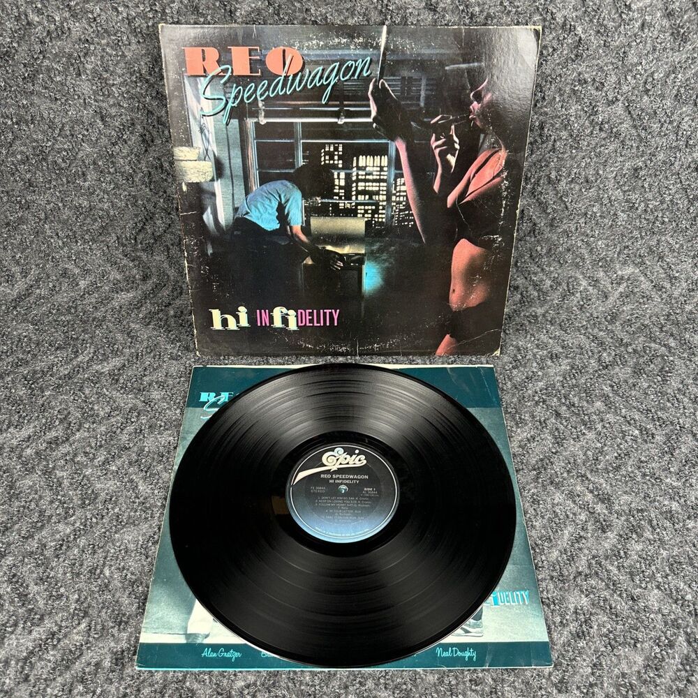 REO Speedwagon Hi Infedelity Vinyl LP Record 1980 Epic Records